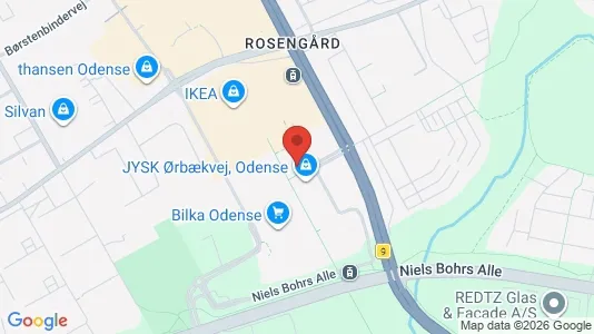 Praxen zur Miete i Odense SØ – Foto von Google Street View