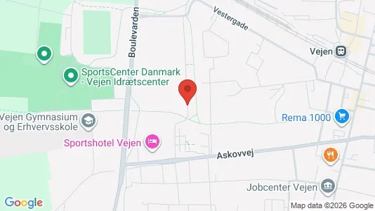 Bedrijfsruimtes te huur i Vejen - kort over placeringen