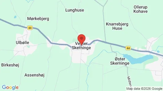 Ladenlokale zur Miete i Vester Skerninge – Foto von Google Street View