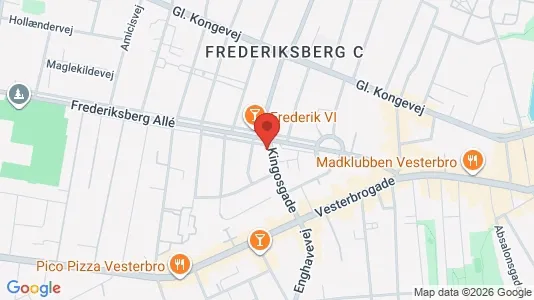 Kontorer til leie i Frederiksberg C – Bilde fra Google Street View