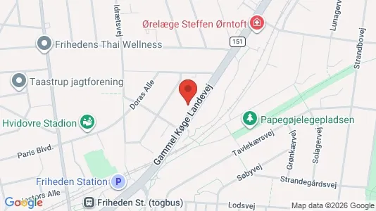 Lager zur Miete i Hvidovre – Foto von Google Street View