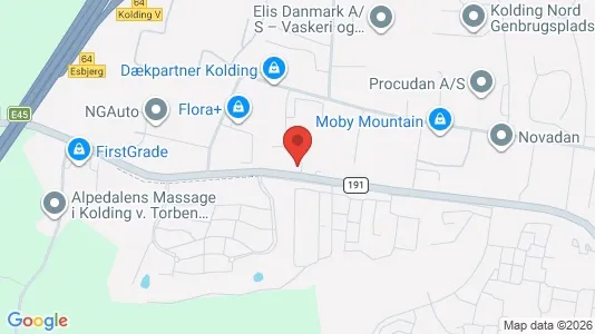 Lokaler til leie i Kolding – Bilde fra Google Street View