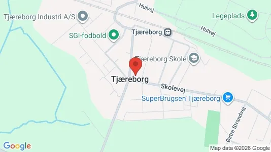 Bedrijfsruimtes te huur i Tjæreborg - Foto uit Google Street View