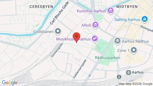 Praktijkruimtes te huur i Aarhus C - Foto uit Google Street View