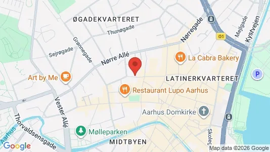 Office spaces for rent i Aarhus C - Photo from Google Street View
