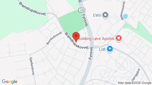 Lokaler til leie i Kolding – Bilde fra Google Street View