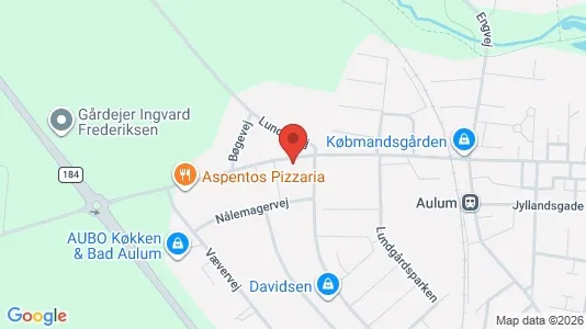 Büros zur Miete i Aulum – Foto von Google Street View
