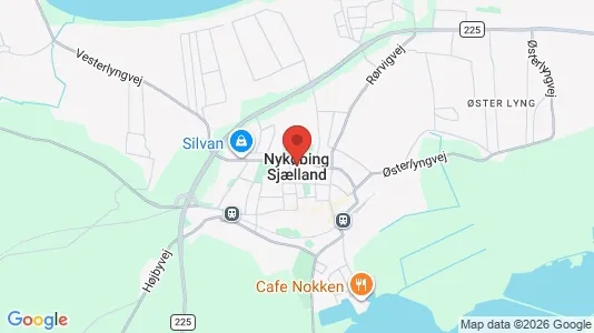 Butikslejemål til leje i Nykøbing Sjælland - Foto fra Google Street View