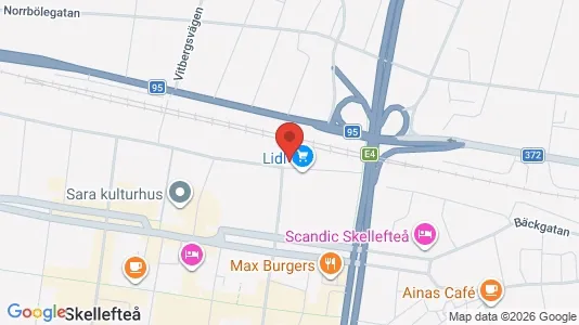 Kontorer til leie i Skellefteå – Bilde fra Google Street View