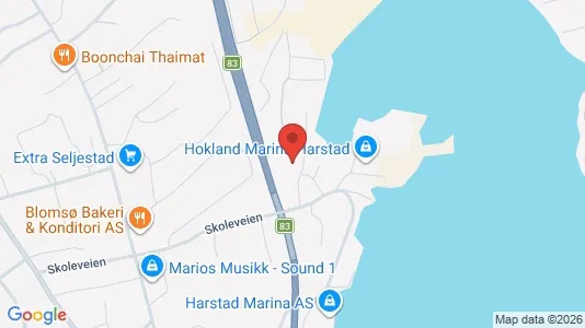 Toimistotilat Vuokrattavana i Harstad - Kuva Google Street Viewstä