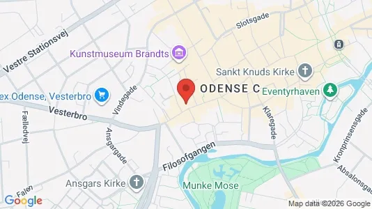 Büros zur Miete i Odense C – Foto von Google Street View