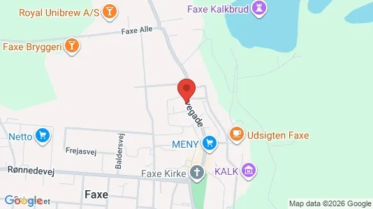 Liikekiinteistöt Vuokrattavana i Faxe - Kuva Google Street Viewstä