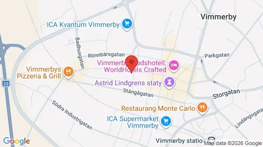 Lokaler til leje i Vimmerby - Foto fra Google Street View