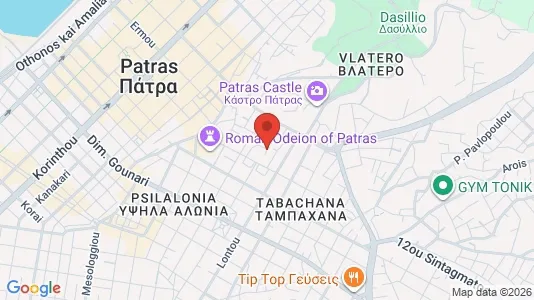 Propiedades comerciales En venta i Patras - kort over placeringen