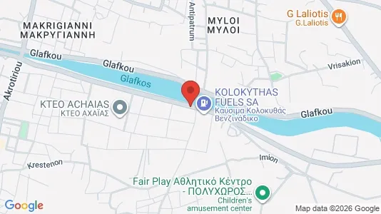 Lokaler til leje i Patras - kort over placeringen