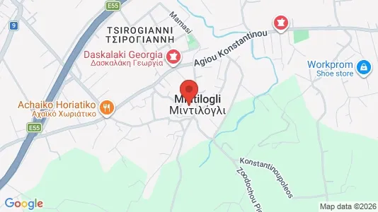 Lokaler til salgs i Patras - kort over placeringen