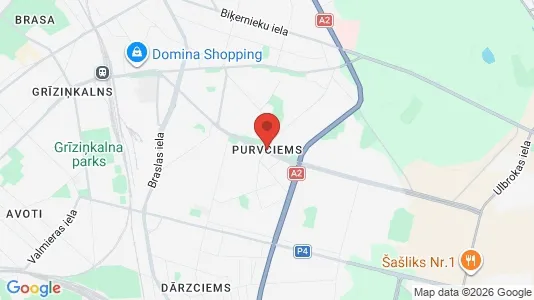 Butikslejemål til leje i Riga Purvciems - Foto fra Google Street View