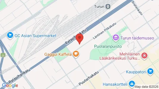 Office spaces for rent i Turku - kort over placeringen