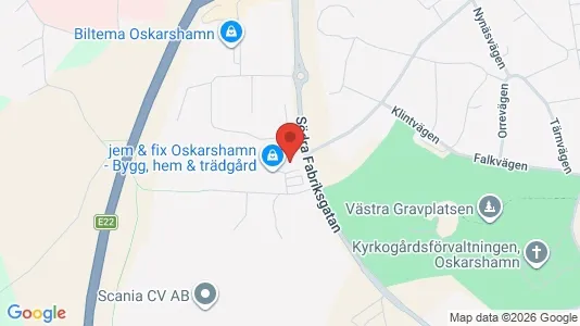 Bedrijfsruimtes te huur i Oskarshamn - Foto uit Google Street View