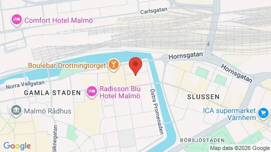 Kontorlokaler til leje i Malmø Centrum - Foto fra Google Street View