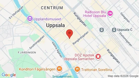 Gewerbeflächen zur Miete i Uppsala – Foto von Google Street View