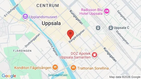 Gewerbeflächen zur Miete i Uppsala – Foto von Google Street View