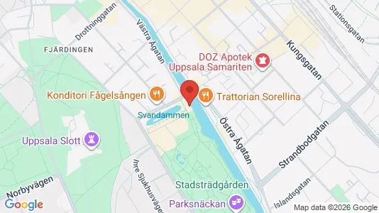 Gewerbeflächen zur Miete i Uppsala – Foto von Google Street View