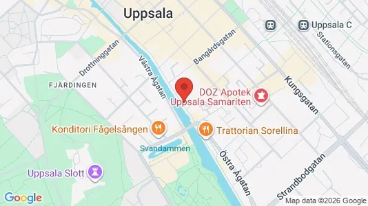 Lokaler til leje i Uppsala - Foto fra Google Street View