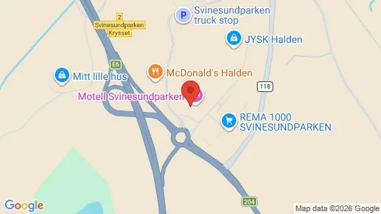 Kontorlokaler til leje i Halden - Foto fra Google Street View
