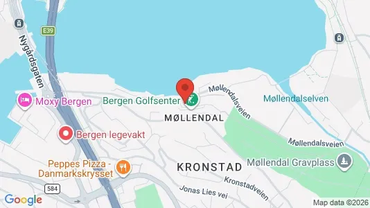 Office spaces for rent i Bergen Bergenhus - kort over placeringen