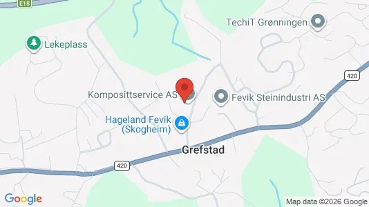 Industrial properties for sale i Grimstad - Photo from Google Street View
