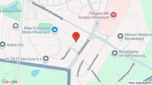 Gewerbeflächen zur Miete i Hilversum - kort over placeringen