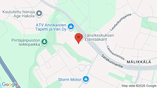 Commercial properties for sale i Turku - kort over placeringen