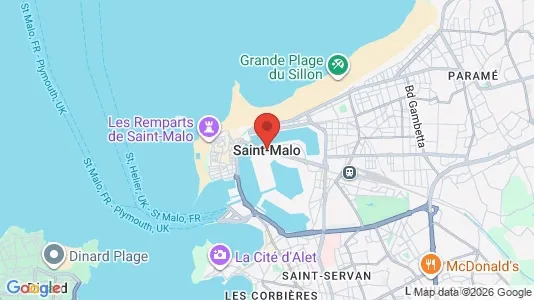 Commercial properties for rent i Saint-Malo - Photo from Google Street View