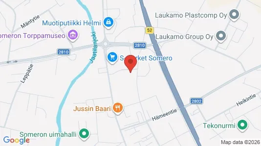 Commercial properties for sale i Somero - kort over placeringen