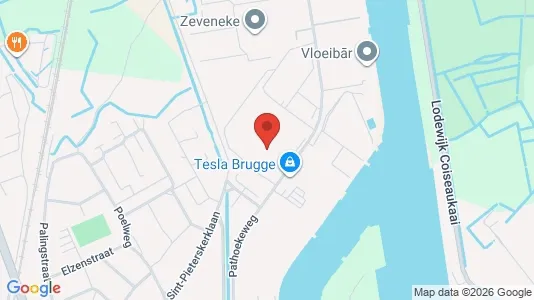 Gewerbeflächen zur Miete i Brugge – Foto von Google Street View