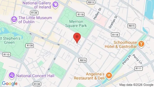 Office spaces for sale i Dublin 2 - kort over placeringen