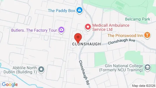 Office spaces for sale i Dublin 17 - kort over placeringen
