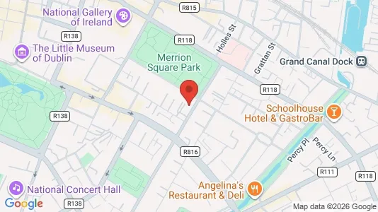 Office spaces for sale i Dublin 2 - kort over placeringen