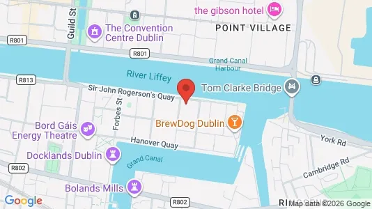 Office spaces for sale i Dublin 2 - kort over placeringen