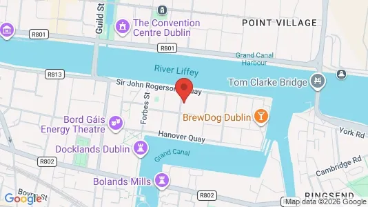 Office spaces for sale i Dublin 2 - kort over placeringen