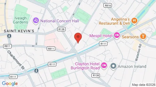 Office spaces for sale i Dublin 2 - kort over placeringen