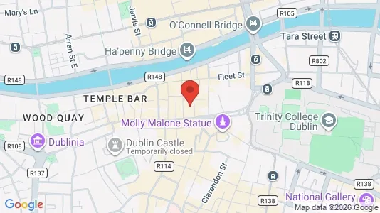Office spaces for sale i Dublin 2 - kort over placeringen