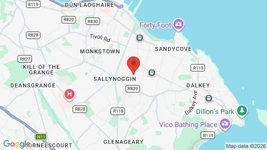 Office spaces for rent i Glenageary - kort over placeringen