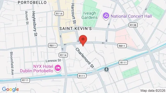 Office spaces for sale i Dublin 2 - kort over placeringen