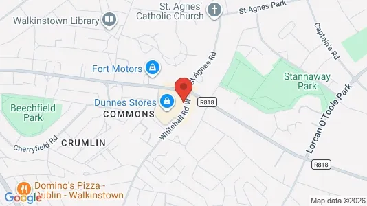 Office spaces for sale i Dublin 12 - kort over placeringen