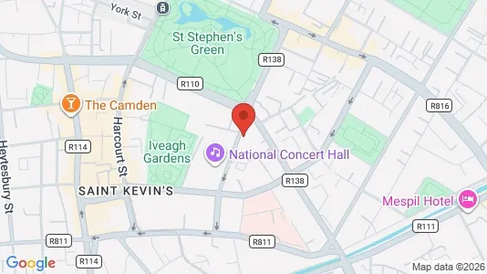 Kontorlokaler til salg i Dublin 2 - kort over placeringen