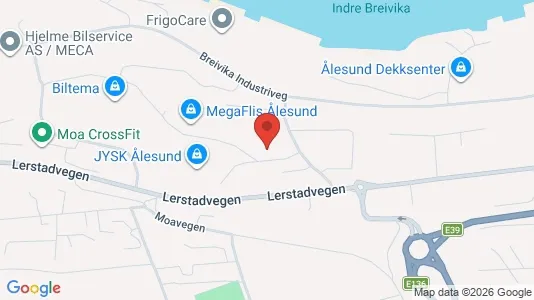 Office spaces for rent i Ålesund - kort over placeringen