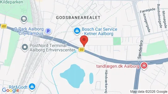 Lager til leie i Aalborg – Bilde fra Google Street View