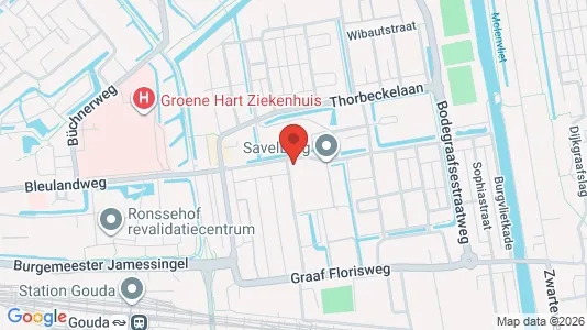 Liikekiinteistöt Vuokrattavana i Gouda - Kuva Google Street Viewstä